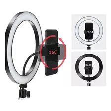 Luz Pra Tirar Fotos Live Maquiagem Iluminador Ring Light Led Cor Da Estrutura Preto Cor Da Luz Branco Frio, Quente E Neutro 110v/220v