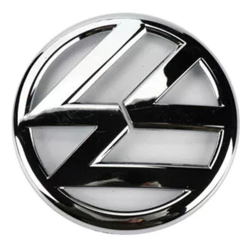 Emblema Volkswagen Mide 11cm Color Plateado Foto 4