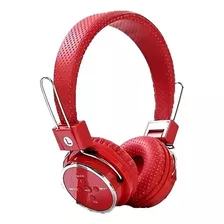 Fone De Ouvido Bluetooth Sem Fio Cor Vermelho