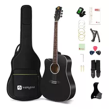 Guitarra Para Zurdos, Kit De Guitarra Acústica Para Zu...