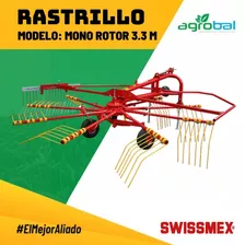 Rastrillo Monorotor 9 Brazos - Swissmex