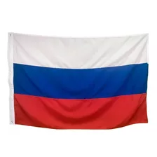 Bandeira Da Rússia 4p (2,56 X 1,80) Dupla Face