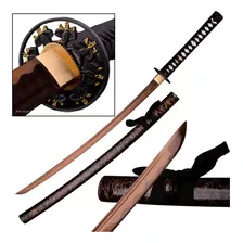 Katana Samurai Kogane Kensei Full Tang Lâmina Gold Premium