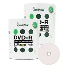 300 Dvd-r Printable Smartbuy 4.7 Gb 120 Minutos 16x 