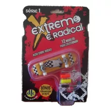 Mini Skate De Dedo Amarelo Foguete - Extremo E Radical - Dtc