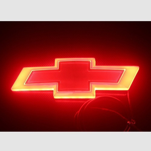 Logotipo Automvil Luminoso Led Chevrolet Luz Fra Foto 2