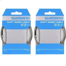 2 Cabos De Cambio Shimano 1.2x2100mm Bike Bicicleta