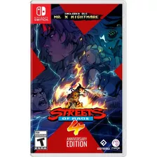 Streets Of Rage 4 Anniversary Edition