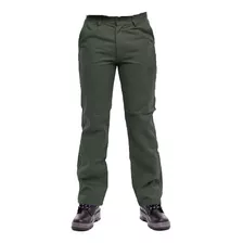Pantalon Ombu Clasico Verde Trabajo Grafa Talle 48