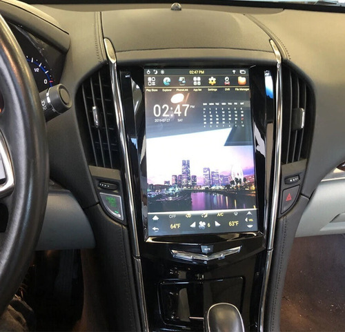 Cadillac Ats Cts Srx Tesla Android Gps Touch Radio Mirrorlin Foto 7
