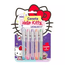 Caneta Esferografica Mini 1.0 Hello Kitty 5 Cores