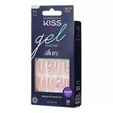Uñas Kiss Glue-on Allure Nails Originales Instantáneas