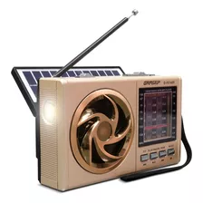 Caixinha Caixa De Som Solar Bluetoth Radio Am Fm Sw Lanterna