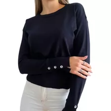 Sweater Liso De Bremer Mujer Otoño/invierno