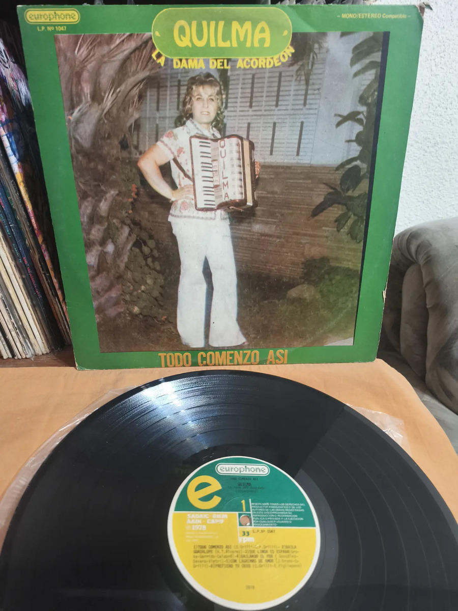 Quilma La Dama Del Acordeón - Todo Comenzó Así - vinilo 1980