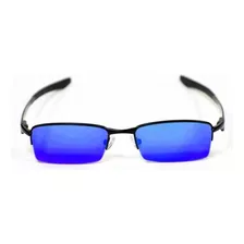 Óculos De Sol Lupinha Do Vilão Lentes Azul Escuro Polarizado