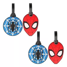 Paquete De 4 Etiquetas De Equipaje De Spiderman, Etiquetas D