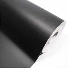 Papel Adesivo Preto Fosco 10 Metros Lavável Papel De Parede