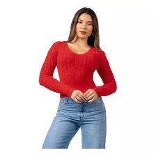 Sweater Angora Con Hilos De Brillo
