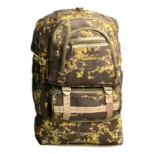 Mochila Camuflaje Clasica Urbana Lona M141