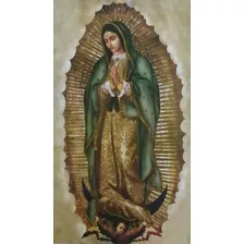 Litografía De Virgen De Guadalupe 28 X 40 Cm Alta Fotografia
