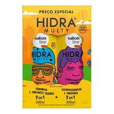 Kit Shampoo + Condicionador Hidra Multy Kids Salon Line