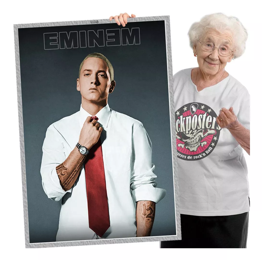 Poster Quadro Sem Moldura Eminem 08 A1 84x60cm