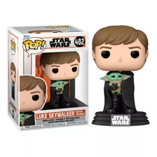 Funko Mandalorian Luke Skywalker With Grogu #482 Star Wars