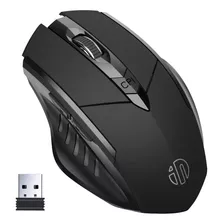 Mouse Inalámbrico Inphic, 700 Mah, Ergonómico, Óptico, Usb