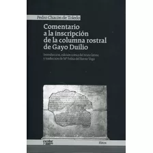 Livro - Comentario A La Inscripción De La Columna Arostral De Gayo Duilio