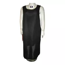 Vestido Negro Largo De Gala Talla 4x ( 44/46/48) Donna Ricco