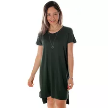 Vestido Camisetão Moda Feminino Confortável