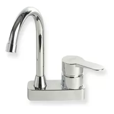 Mezcladora Monomando Llave De Lavabo Grifo Baño Cromo Lujo