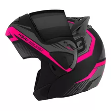 Capacete Robocop Moto Articulado Fechado Vpro 3 Jet Vis Fume