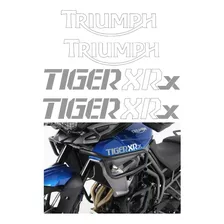 Kit Adesivo Para Triumph Tiger 800xrx 15149 Cor Branco/cinza