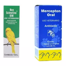 Neo-sulmetina Sm 15ml - Sulfa + 1 Mercepton Oral 20ml