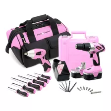 Pink Power Juego De Taladro Para Mujer Kit Combinado De.