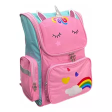 Mochila De Espalda Infantil Unicornio, Murcielago, Tiburon 