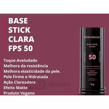 Filtro Solar Fps 50 Base Stick Toque Aveludado Matte Base Clara