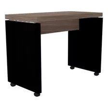 Mesa Aparador 82x90x50 Pe50 Walnut Preto Pandin