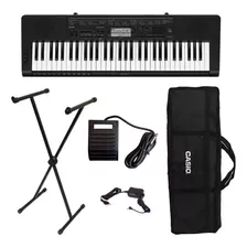 Teclado Musical Casio Ctk3500 + Suporte Em X + Pedal + Capa