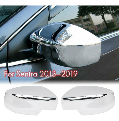 Cubierta Cromada Para Espejo Retrovisor Sentra 2013-2019, La Foto 7