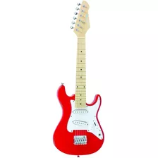 Guitarra Infantil Elétrica Para Estudo Class Clk10 Red