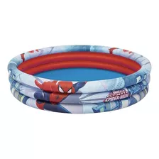 Piscina Inflável Redonda Bestway Marvel Ultimate Spider-man 98018 De 122cm X 30cm 200l Multicolor