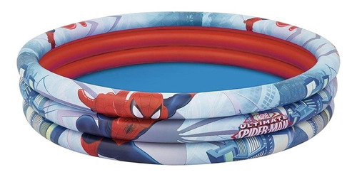 Piscina Inflável Redonda Bestway Marvel Ultimate Spider-man 98018 De 122cm X 30cm 200l Multicolor