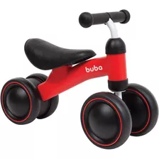 Bicicleta De Equilíbrio 4 Rodas Vermelha 10728 Buba