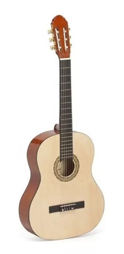 Guitarra Clásica Alaguez Az-39 Para Diestros Natural