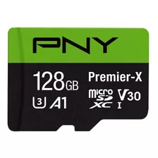 Pny - Tarjeta De Memoria Flash Microsdxc De 128 Gb Premier-.