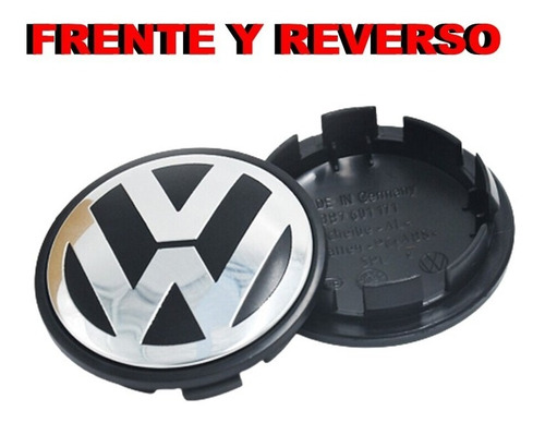 Kit De 4 Centros De Rin Volkswagen Touareg 2004-2017 75mm Foto 2