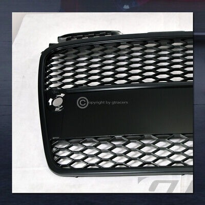 For 2005-2008 Audi A4 B7 Matte Black Rs-mesh Front Bumpe Gt2 Foto 5
